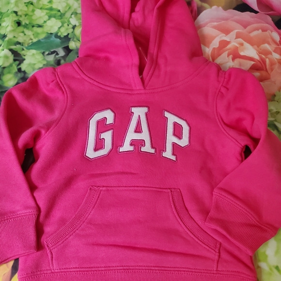 GAP Other - Nwt gap hoodie sweatshirt 18-24 m pink